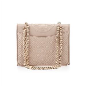 Tory Burch Fleming medium in light oak